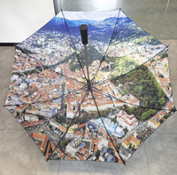 Parapluie droit double couche de qualité Hihg Parapluie cadeau publicitaire pour hôtel