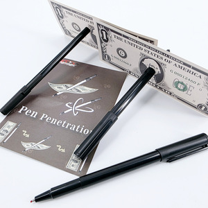 Stylo à double extrémité pour la manipulation de billets de banque, accessoire de magie de close-up Kingmagic, jouet pour enfants pour spectacles de festival. - Product Image 3