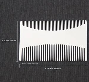 Peine para Cabello de Acero Inoxidable Antiestático de Dientes Finos, Peine de Metal Ligero para Viajes o Campamentos, Peine para <span class=keywords><strong>Caspa</strong></span>, <span class=keywords><strong>Barba</strong></span> <span class=keywords><strong>y</strong></span> <span class=keywords><strong>Bigote</strong></span> - Product Image 4