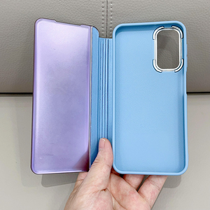 Lật phản chiếu mờ hiển thị da chân đế Electroplated Book trường hợp đối với điện thoại điện thoại di động túi và các trường hợp - Product Image 3