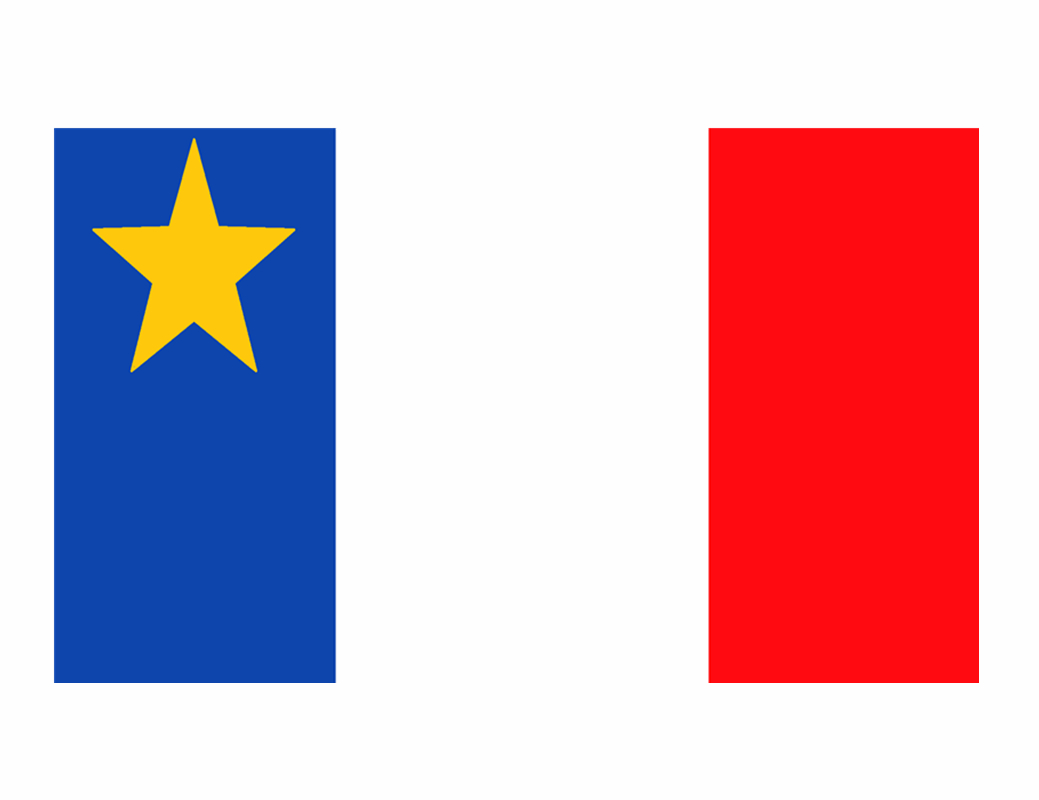 Drapeau Acadie