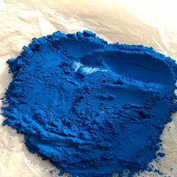 Les fabricants fournissent de la peinture de construction en oxyde de fer bleu avec pouvoir de dissimulation en bleu saphir Taux de couleur élevé Bon pigment inorganique