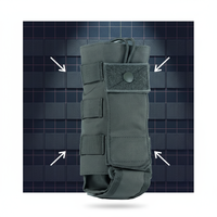 Kantong Radio Molle IR Cordura Nylon 6.6 Israel Defense 500D, Perlindungan Gen 2 710, Portabel, Lipat, Tahan Air, Tahan Guncangan