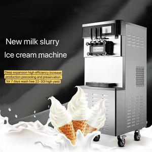 Máquina Comercial de Helado Suave de 3 Sabores, Máquina de Yogur Congelado, Polvo para Helado, Ahorro de Energía, 2400W, Nueva para Restaurantes - Product Image 4