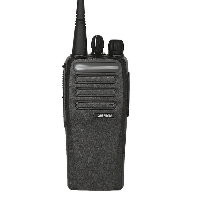 Handheld Worky Torky XIR P3688 Two Way Radio VHF/UHF Walkie Talkie 10W IPX7 Water Resistant Group Communication