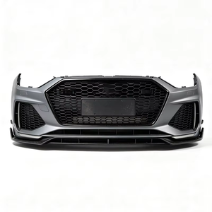 Pare-chocs avant d'occasion démonté OE 4N8807105, avec trous pour capteurs PDC et laveurs, pièces de carrosserie pour <span class=keywords><strong>Audi</strong></span> <span class=keywords><strong>S8</strong></span> <span class=keywords><strong>RS8</strong></span> A8 D5 4N8 2018-2021 - Product Image 1
