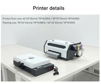 Imprimante DTF A3 professionnelle 330 mm XP600 numérique à jet d'encre textile automatique neuve avec garantie 1 an, portable rouleau-à-rouleau pour flex