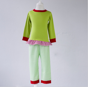 2025 Venda Quente Algodão Família Pijama Combinando Natal Saltando Pijamas Impresso Plus Size3m S-4XL Conjuntos De PJs De Manga Longa - Product Image 4
