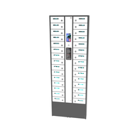 Y2Power VIA - Estación de Carga Rápida para Teléfonos Móviles con 30 Compartimentos, Estación de Carga Pública para Celulares en Centros Comerciales y Hoteles, Opcional con Código QR y Cable