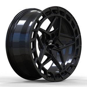 Jantes en alliage forgé noir personnalisées en usine pour <span class=keywords><strong>Peugeot</strong></span> 18x8 pouces, jantes de voiture 4x108 T6061-T6 en aluminium pour voitures particulières # JM7292 - Product Image 1