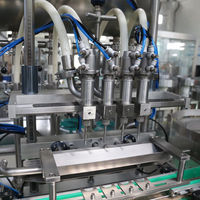 Machine automatique de remplissage et de capsulage d'huile liquide pour bouteilles en verre ou en plastique 10-1000ml pour la pâte de tomate de mayonnaise de sirop