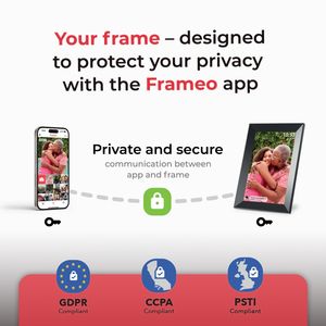 إطار صور رقمي مقاس 10.1 بوصة الأكثر مبيعًا مع شاشة لمس IPS، واي فاي ودوران تلقائي للتواصل العائلي - Product Image 6