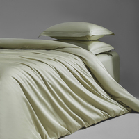 Taies d'oreiller en satin de lyocell 100 % biologique, tissées unies, certifiées Oeko-Tex, pour hôtels, hôpitaux et usage domestique