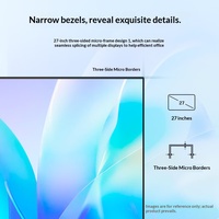 Moniteur d'ordinateur de bureau grand écran HPs War Series ZHAN D27QS 27 pouces 2K 100HZ IPS à taux de rafraîchissement élevé et large angle de vue à prix avantageux