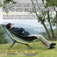Chaise longue pliable en aluminium pour l'extérieur, chaise de bureau portable, chaise de repos pour la pêche, la plage, les loisirs, le camping