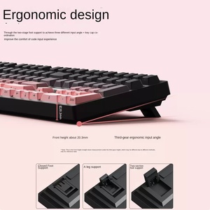Crack K108 Examination PBT Side Carved Hot Plug RGB Game Cable Tea Axis Office E-sports Triple Mode Full Size USB <strong>Keyboard</strong> - Product Image 4