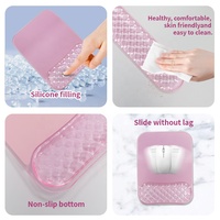 Tapis de souris de jeu en gel de silicone transparent Sanxing avec repose-poignet, design personnalisable pour la maison et le bureau