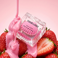 Masque Baume Lèvres Fraise Vanille P239 – Marque Privée, Logo Personnalisé, Maquillage Végétalien, Vente en Gros, Hydratant, Réparateur, Traitement Riche en Hydratation