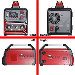 Soldadora ZELDA Mma Mag Lift <span class=keywords><strong>Tig</strong></span> Función 160amp <span class=keywords><strong>Sin</strong></span> <span class=keywords><strong>Gas</strong></span>, Soldadura de Flujo <span class=keywords><strong>Sin</strong></span> <span class=keywords><strong>Gas</strong></span>, Máquina de Soldadura Multifunción - Product Image 6