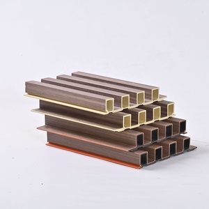 Home Interior Fluted Wall Panels Waterproof <strong>Plastic</strong> Composite PVC Coating <strong>Cladding</strong> Decorative <strong>Bathroom</strong> Design for Indoor Office - Product Image 2