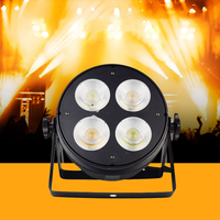 Mitushow 4*50W hangat putih dingin Parcan 200W permukaan 4 mata Zoom Led perjamuan cahaya Par lampu aula pernikahan pencahayaan