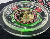 Machine de roue de roulette à zéro pour jeu de fête Texas Baccarat Club Roulette de jeux de casino de luxe en bois massif