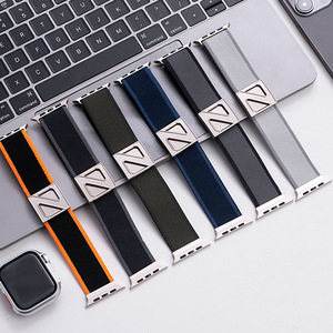 Correa de Reloj Magnética de Nailon con Hebilla en Z, Correa Ajustable y Transpirable Compatible con Relojes Inteligentes Serie 11, 10 y <span class=keywords><strong>SE</strong></span> - Product Image 2