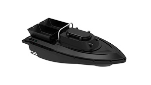 เรือตกปลาบังคับวิทยุ SMT SMT-D12C ABS 7.4V แบบสองถัง พร้อมระบบค้นหาปลาและระบบให้อาหาร ระยะควบคุม 600 เมตร สีดำ แบตเตอรี่ 5000mAh - Product Image 6
