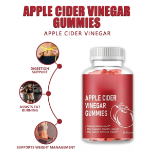 Gomitas de Vinagre de Sidra de Manzana con L-Carnitina de Marca Privada OEM, Veganas, Energéticas, Antioxidantes, Favorecen el Metabolismo, Fórmula Personalizada - Product Image 3
