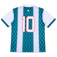 Maillot de football rétro streetwear, motif géométrique gothique, col en V, polo raglan, tenue d'entraînement personnalisée pour équipe