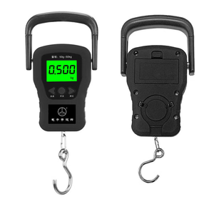 Balance de poche numérique électronique LCD portable <span class=keywords><strong>50</strong></span> kg/<span class=keywords><strong>50</strong></span> g, mini balance de pêche suspendue, OEM ODM HAOYU ABS & Alliage d'aluminium - Product Image 1