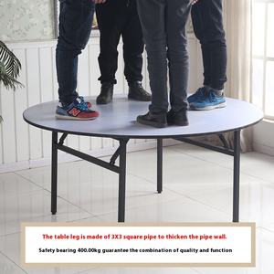 Muebles de hotel modernos, <span class=keywords><strong>mesa</strong></span> de comedor plegable y silla, juego de caja de salón de banquetes para 10 15 20 personas para uso doméstico - Product Image 4