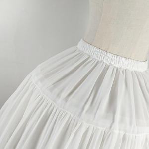 <span class=keywords><strong>Robe</strong></span> de bal blanche courte sous-jupe pour enfant, <span class=keywords><strong>jupon</strong></span> Cosplay en mousseline de soie à deux os, <span class=keywords><strong>jupon</strong></span> de Ballet Lolita, <span class=keywords><strong>Rockabilly</strong></span>, Crinoline - Product Image 3