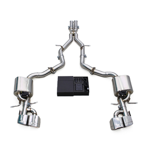 ท่อไอเสีย Catback สำหรับ Mercedes-Benz E63/E63S AMG W212 ปี 2008-2013 ยี่ห้อ Boska Racing ทำจากสแตนเลส พร้อมวาล์ว - Product Image 1