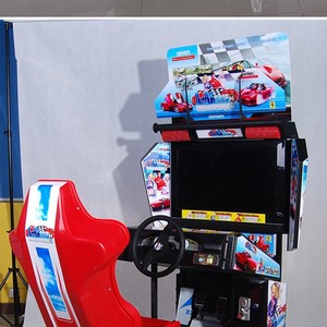 Máquina de Videojuegos de Carreras de Autos Arcade, Operada con Monedas, para Centros de Juegos Infantiles, en Español y Japonés, de Fibra de Vidrio, en Oferta - Product Image 6