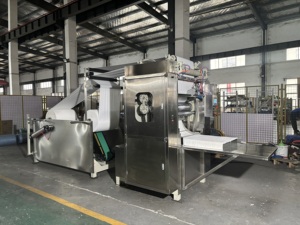 Mesin kertas lipat tidak ditenun/W, mesin serbet kertas katun wajah, mesin pemotong lipat kecepatan tinggi - Product Image 3