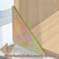 Service de fabrication sur mesure de tôles métalliques, découpe laser, pièces embouties en acier inoxydable, aluminium, acier au carbone, plaque d'acier triangulaire