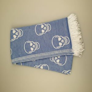 Peshtemal en coton biologique 100% léger, tissé double face, séchage rapide - Product Image 1