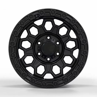 Jantes monobloc forgées légères noires effet Beadlock, multi-rayons creux, pour véhicules tout-terrain