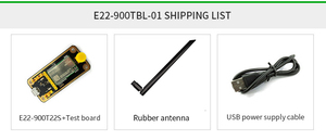ชุดทดสอบบอร์ด LoRa ระยะไกล 5 กม. Ebyte ODM 3.3V-5.5V พร้อมโมดูล USB LoRa RF 868M บอร์ดพัฒนาโมดูล บอร์ดทดสอบ - Product Image 3