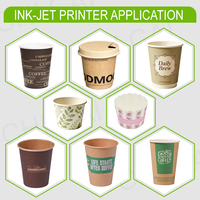 Impresora de una sola pasada a precio de fábrica, máquina de impresión digital de inyección de tinta a todo color de alta resolución para impresión de abanicos y vasos de papel desechables