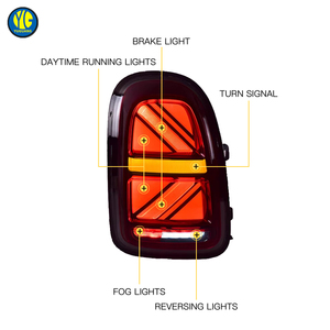YU GUANG pour BMW <span class=keywords><strong>MINI</strong></span> F60 feu arrière 2014-2021 mise à niveau du feu arrière LED feu arrière Signal frein clignotant <span class=keywords><strong>MINI</strong></span> F60 lumière - Product Image 5