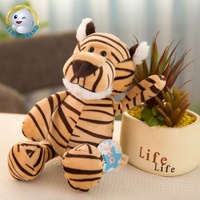 Jouets en peluche pour le coucher, animaux de la jungle, renard, éléphant, peluche en coton PP, 25-35 cm