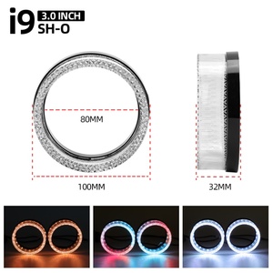 Anillos de Halo LED RGBW de 3 Pulgadas y 12V en Forma de O, Multicolor, para Decorar Faros Delanteros con Cubierta para Lentes de Proyector - Product Image 6