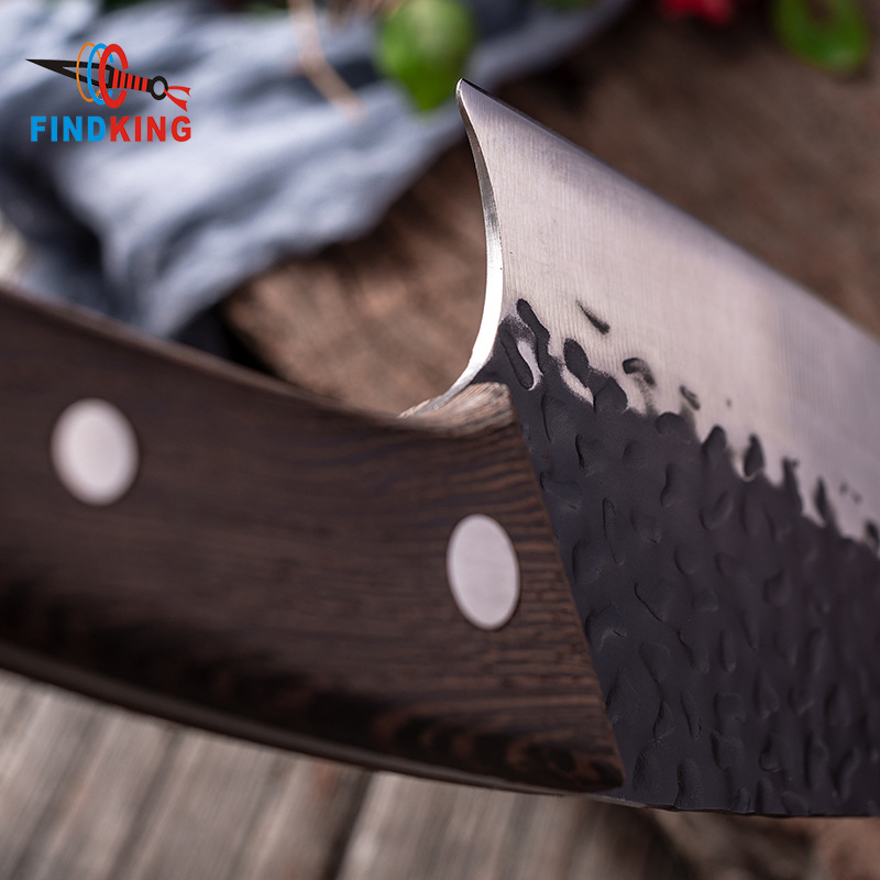 FINDKING Full Tang Handmade Butcher Knife Chef Kitchen Knife High Carbon Clad Steel Cleaver Filleting Slicing Knives
