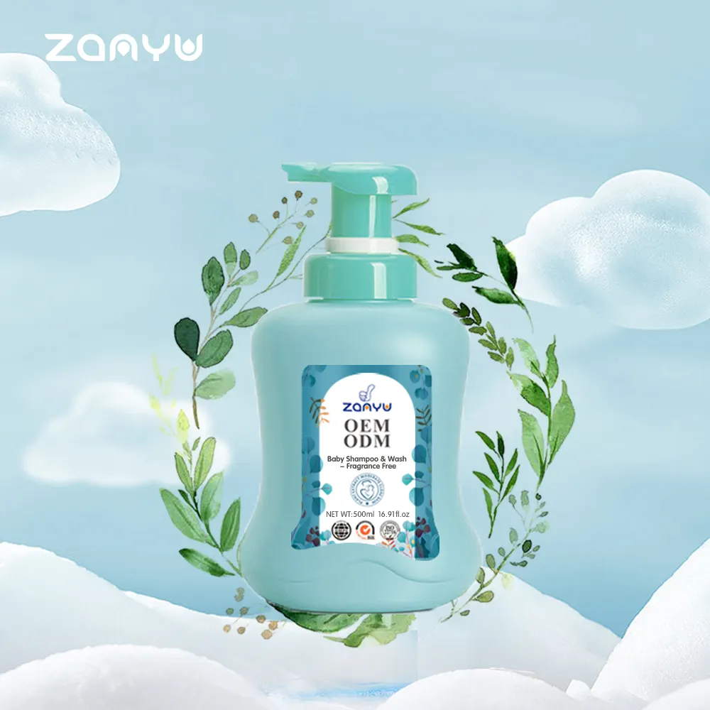 Etichetta privata 2 In 1 Shampoo per bambini per lavare l'umidità Gel doccia Extra delicato detergente dalla testa ai piedi