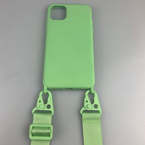 เคสโทรศัพท์แบบมีสายคล้องคอสำหรับไอโฟน 14 พลัส 14 โปรแม็กซ์ 14 14 โปรซิลิโคนฝาหลังป้องกันการสึกหรอสไตล์เรียบง่ายสีลูกกวาด - Product Image 3