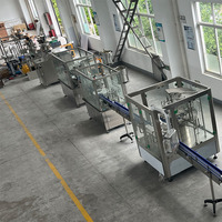 Ligne de production de machine de remplissage liquide orale de sirop de bouteille de toux usine de fabrication