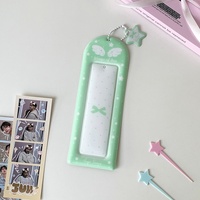 Hisocute Kartun Angel Star Series Tempat Kartu Strip Panjang Empat Bingkai yang Dapat Disimpan untuk Penggemar Tempat Foto Stiker Foto KT29