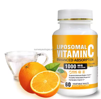 Tablet Suplemen Herbal Vitamin C 60 Kapsul untuk Kecantikan Kulit Dewasa, Mencerahkan Kulit dengan Dukungan Pertumbuhan Rambut